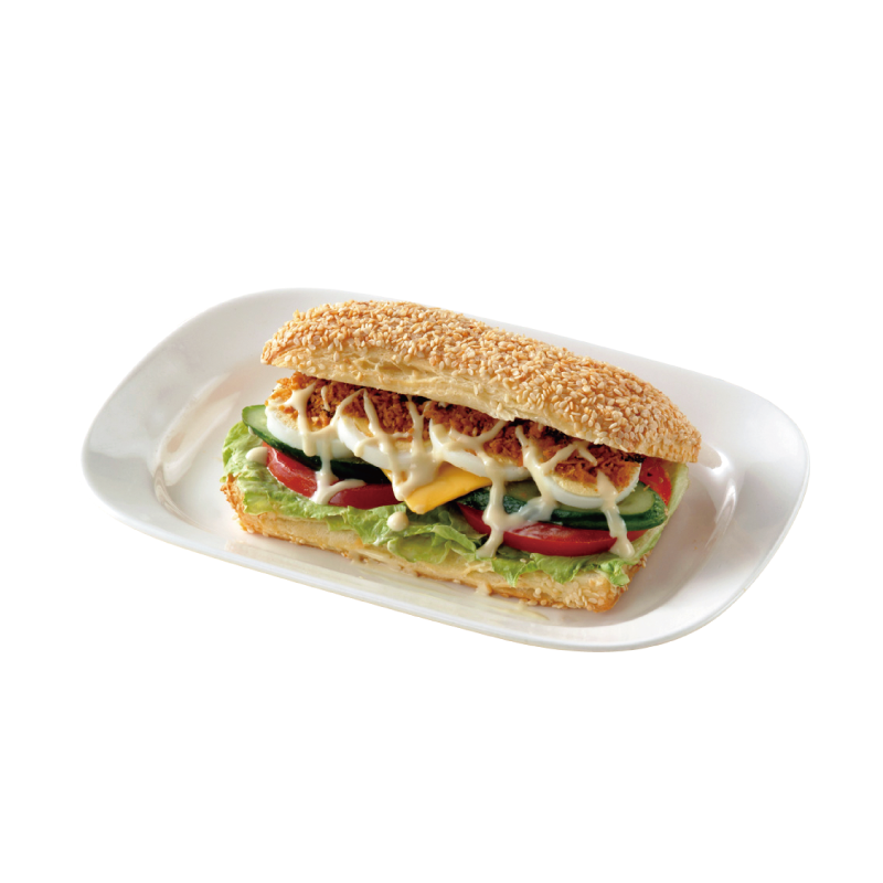 黃金蔬菜丹麥燒餅早午餐