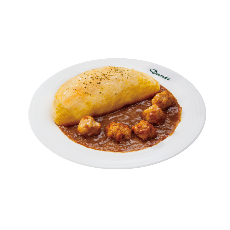 雞肉丸蛋捲咖哩飯